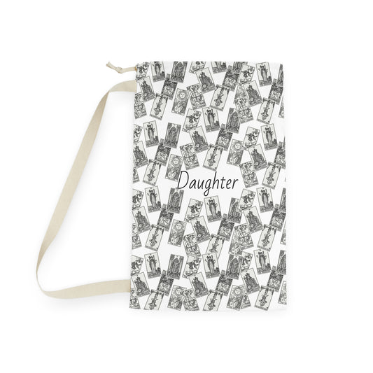 Custom Daughter Laundry Bag, Personalized Laundry Tote, Gift for Daughter, Laundry Organizer, Stylish Laundry Storage