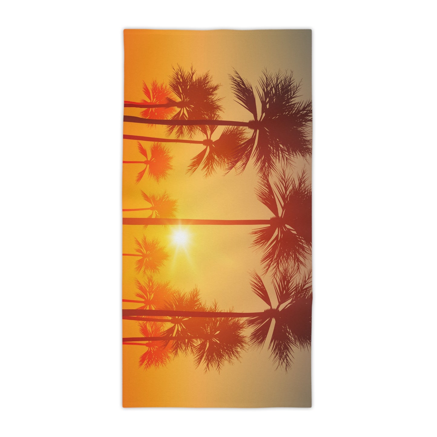 Tropical Sunset Beach Towel | Summer Vibes, Travel Essential, Beach Day Must-Have, Vacation Accessory, Poolside Fun