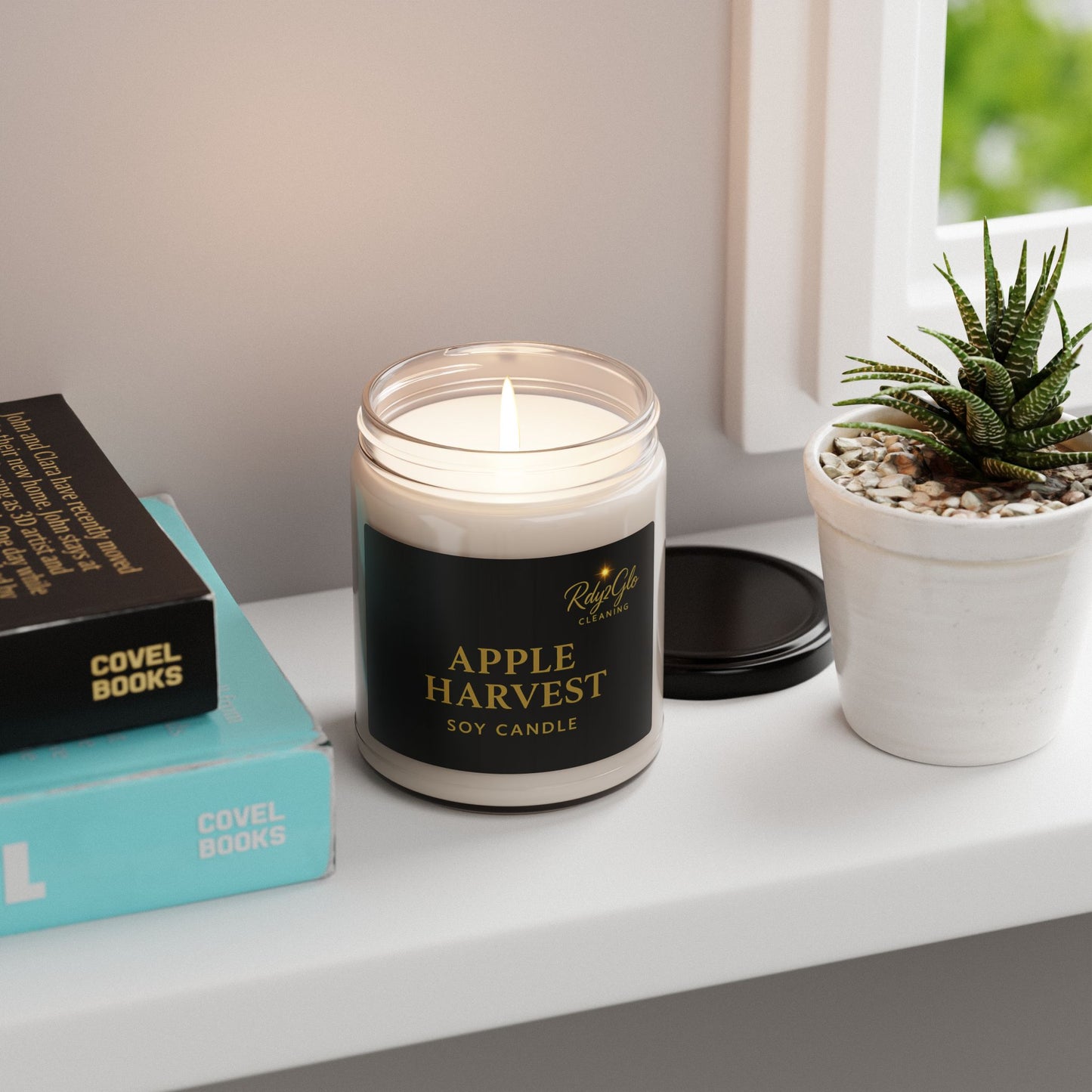 Scented Soy Candle: Apple Harvest, Cozy Home Decor, Aromatherapy Gift, Fall Celebration, Relaxation Essentials, Eco-Friendly Candle