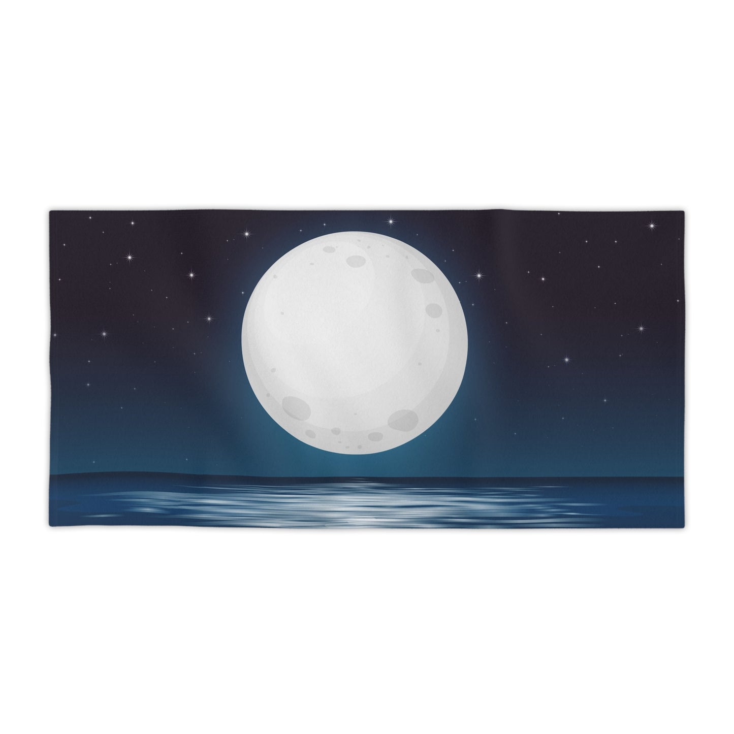 Moonlit Ocean Beach Towels, Perfect for Summer Fun, Beach Parties, Pool Days, and Stargazing Evenings