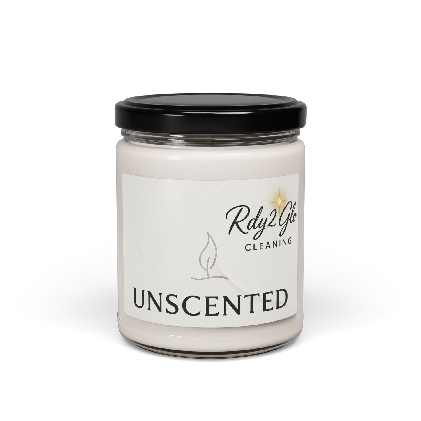Unscented Soy Candle - Clean & Minimalistic | Eco-Friendly Gift, Home Décor, Meditation Essentials, Relaxation, Aromatherapy