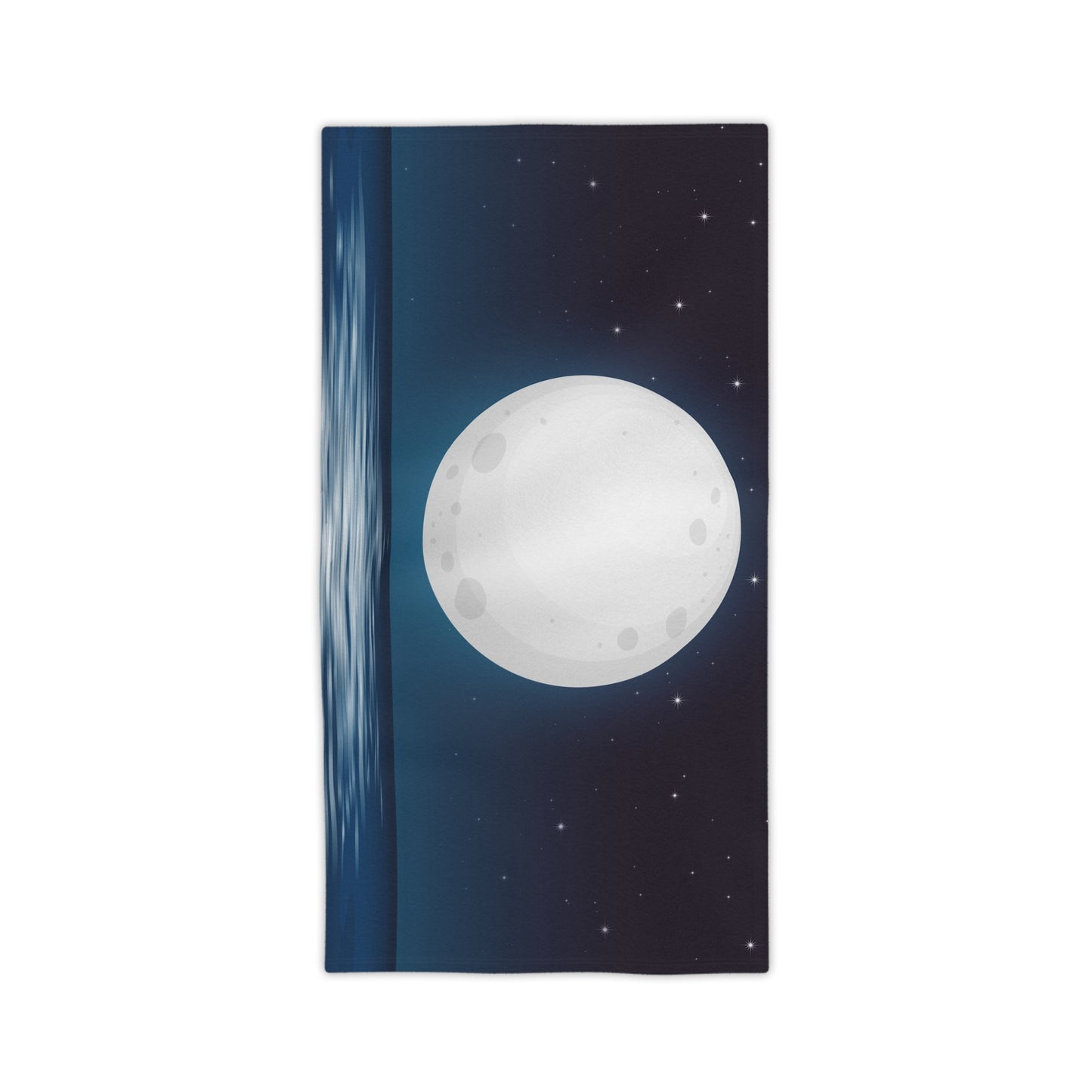 Moonlit Ocean Beach Towels, Perfect for Summer Fun, Beach Parties, Pool Days, and Stargazing Evenings
