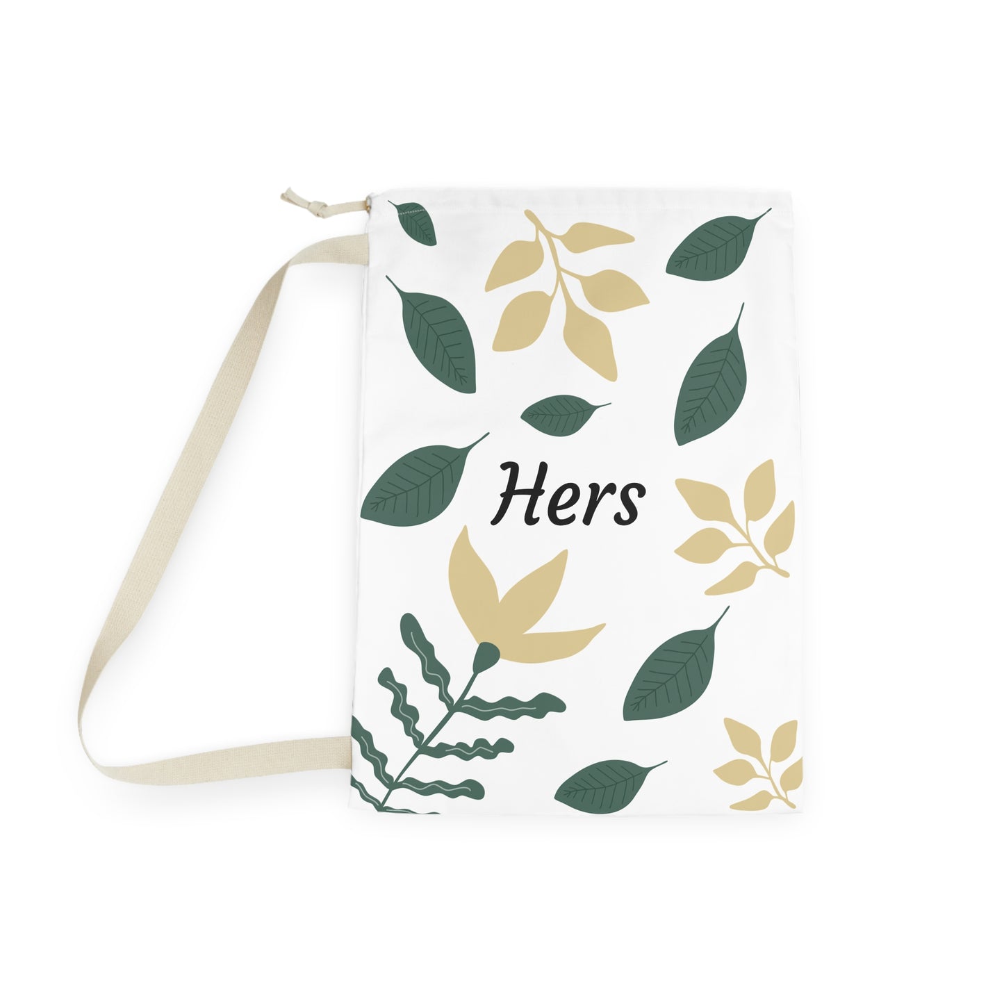 Personalized Floral Laundry Bag, Modern Laundry Storage, Gift for Her, Wedding or Housewarming Gift, Eco-friendly Laundry Tote