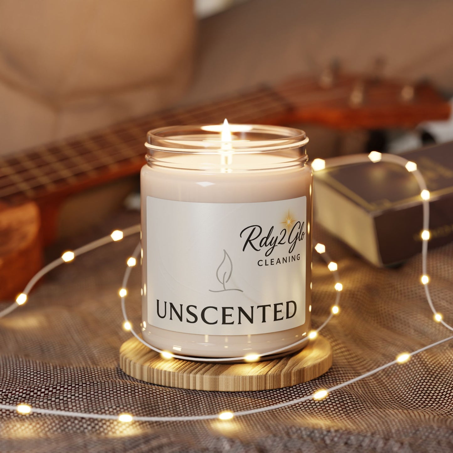 Unscented Soy Candle - Clean & Minimalistic | Eco-Friendly Gift, Home Décor, Meditation Essentials, Relaxation, Aromatherapy