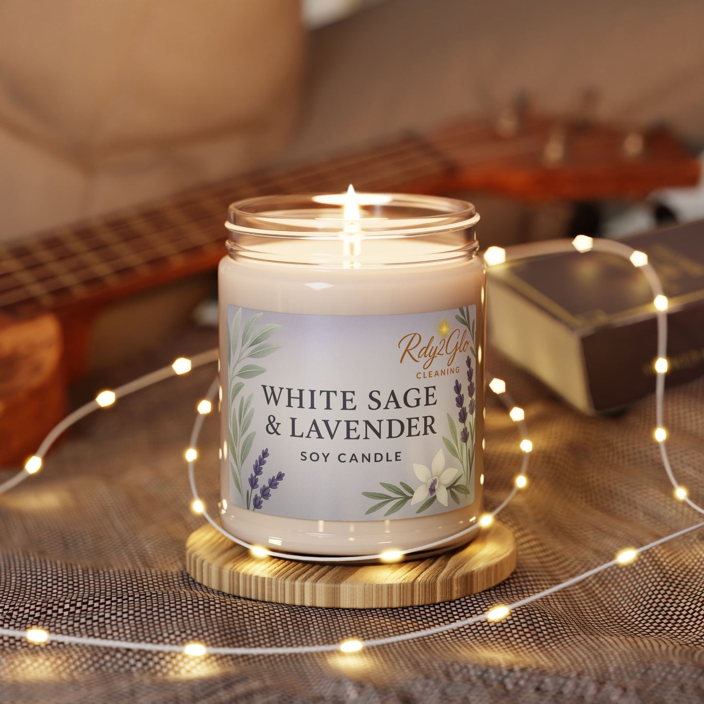 Soothing Lavender Candle, Aromatherapy Gift, Home Decor, Relaxation, Meditation, Self-Care, Eco-Friendly