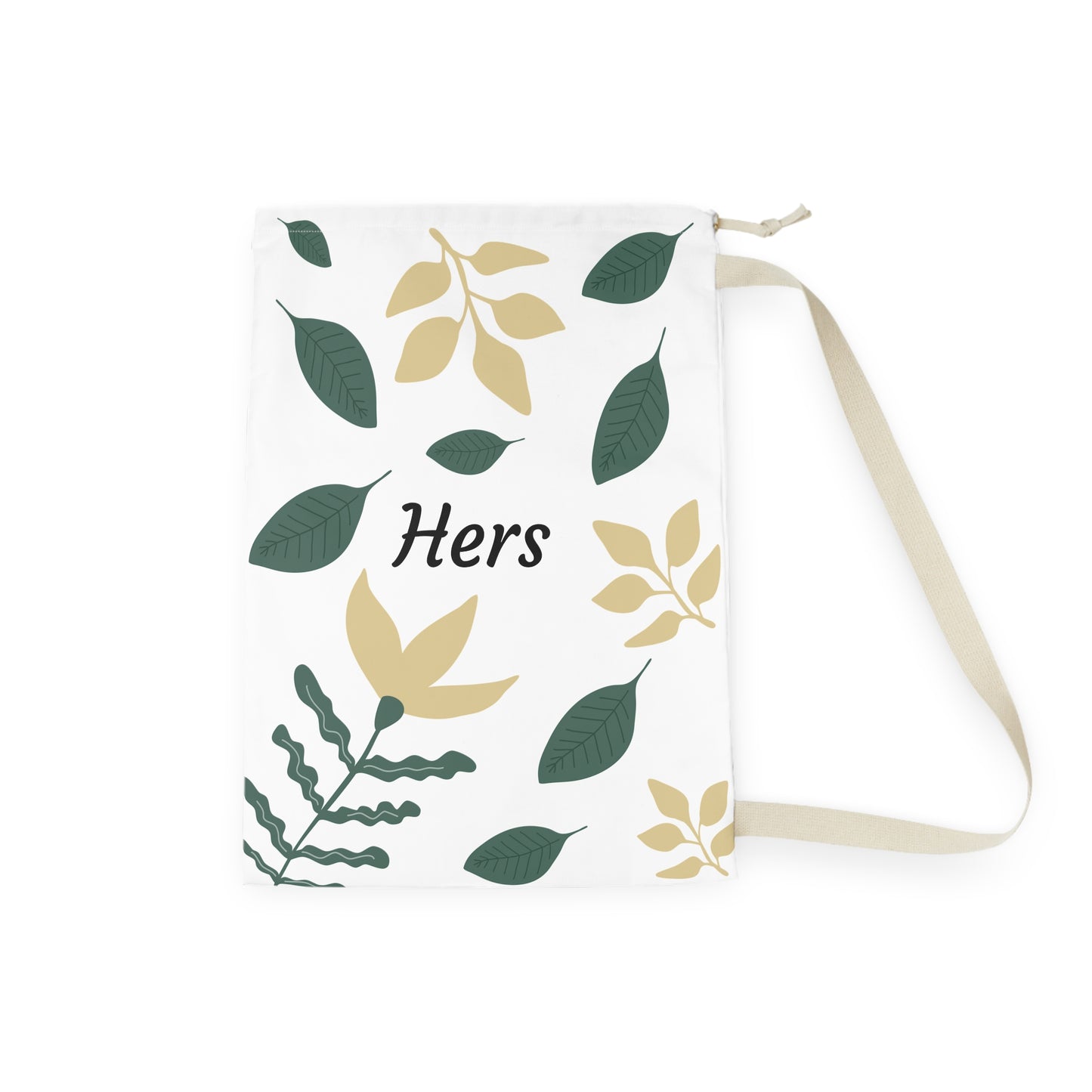 Personalized Floral Laundry Bag, Modern Laundry Storage, Gift for Her, Wedding or Housewarming Gift, Eco-friendly Laundry Tote