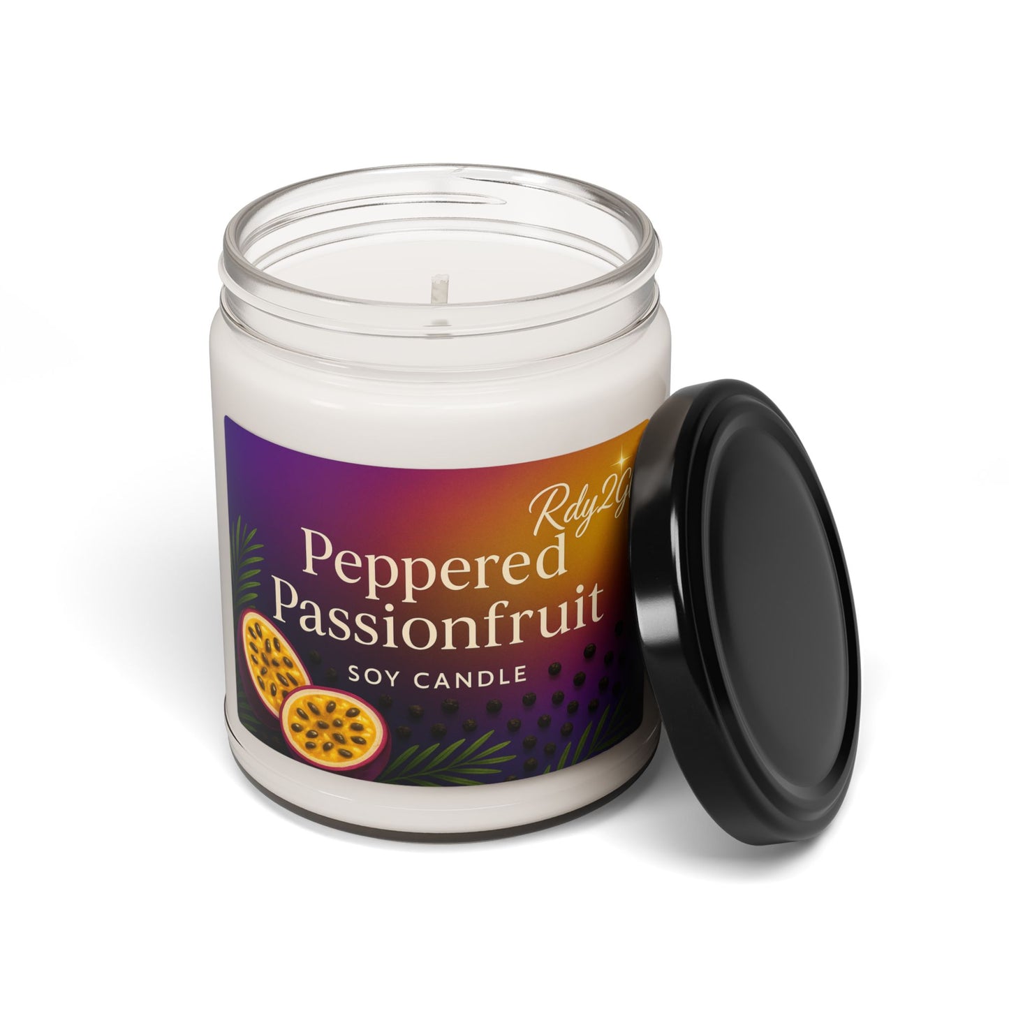 Peppered Passionfruit Soy Candle | Aromatic Gift for Relaxation, Home Decor, Self-Care, Eco-Friendly, Birthday Treat