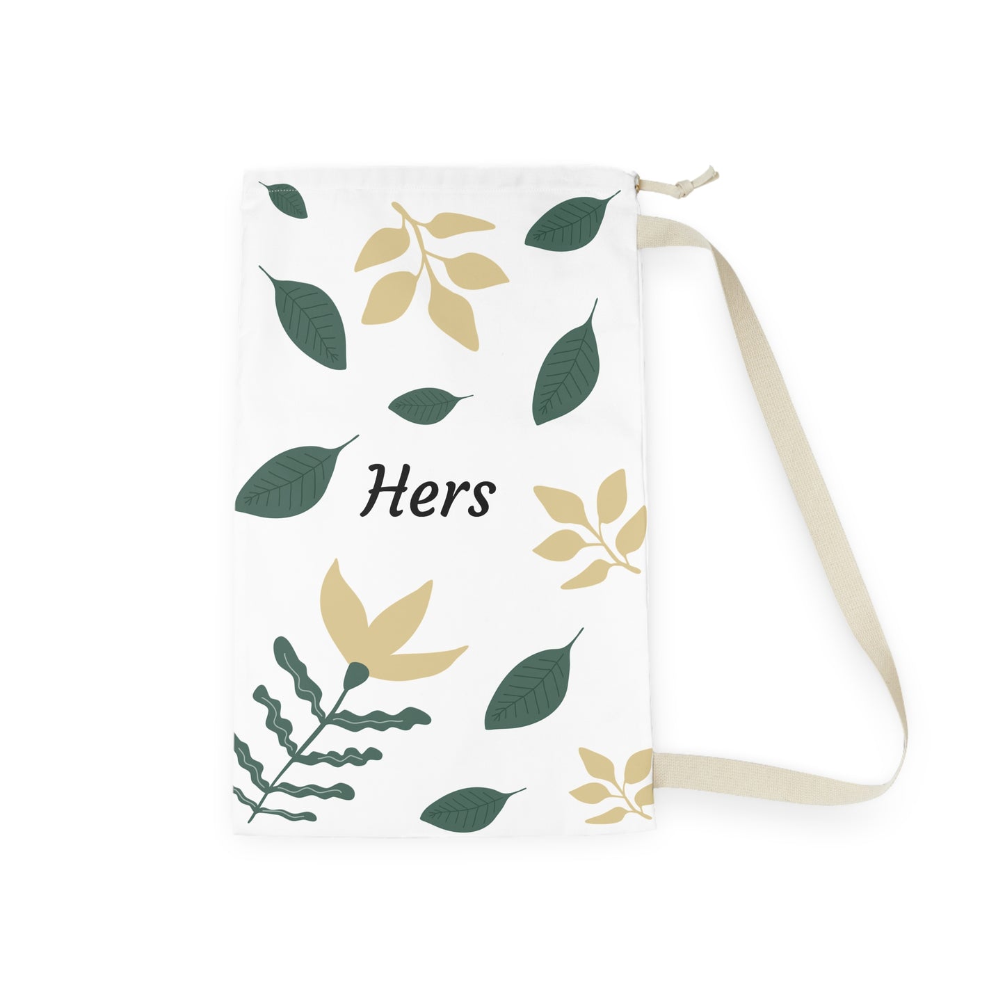 Personalized Floral Laundry Bag, Modern Laundry Storage, Gift for Her, Wedding or Housewarming Gift, Eco-friendly Laundry Tote