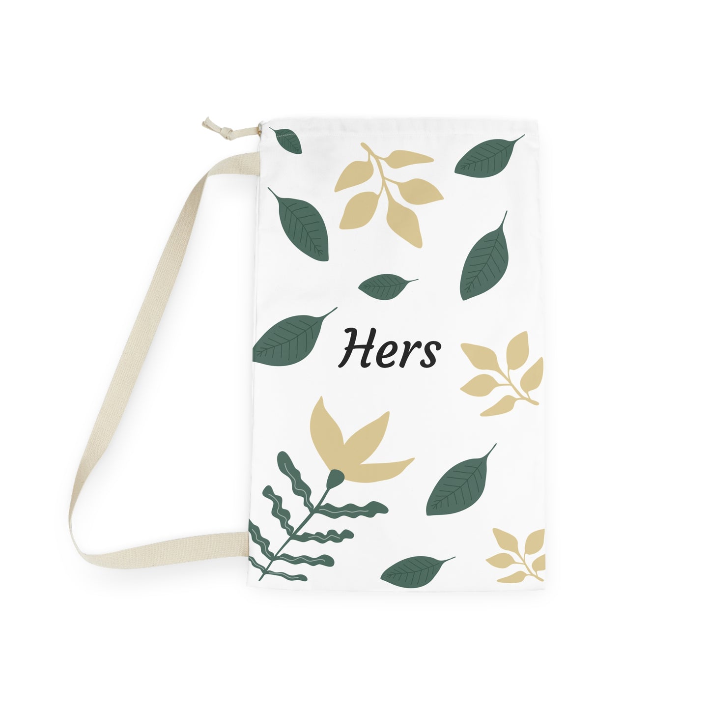 Personalized Floral Laundry Bag, Modern Laundry Storage, Gift for Her, Wedding or Housewarming Gift, Eco-friendly Laundry Tote