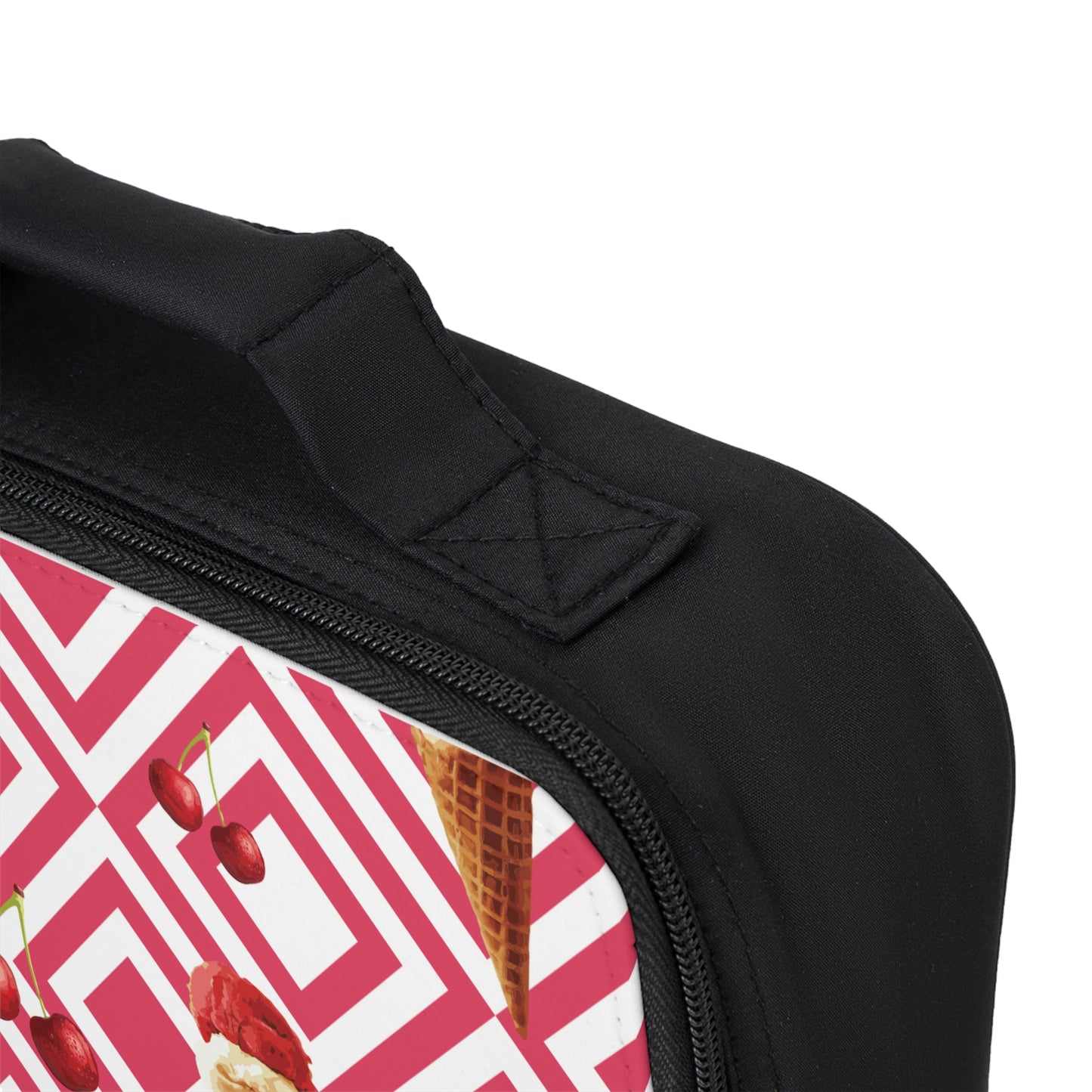 Ice Cream Pattern Lunch Bag | Cute Insulated Tote for Kids & Adults | Picnic, School, Office, Travel