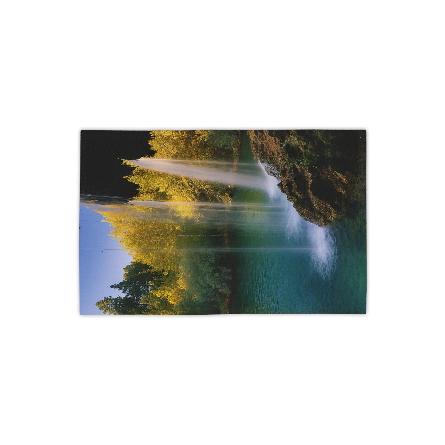 Serene Waterfall Beach Towels, Summer Essentials, Poolside Relaxation, Gifts for Travelers, Nature Lovers, Beach Days