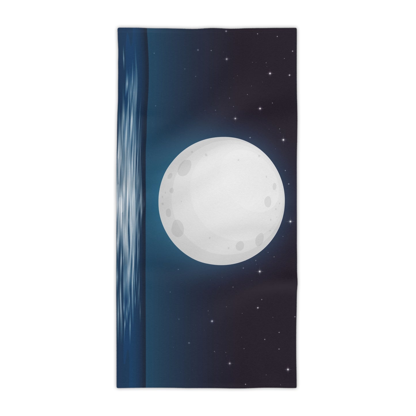 Moonlit Ocean Beach Towels, Perfect for Summer Fun, Beach Parties, Pool Days, and Stargazing Evenings