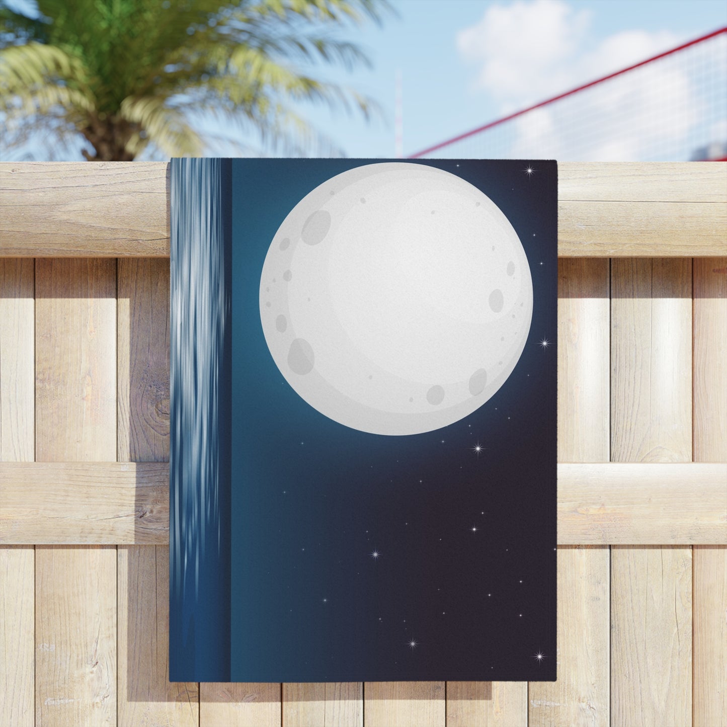 Moonlit Ocean Beach Towels, Perfect for Summer Fun, Beach Parties, Pool Days, and Stargazing Evenings