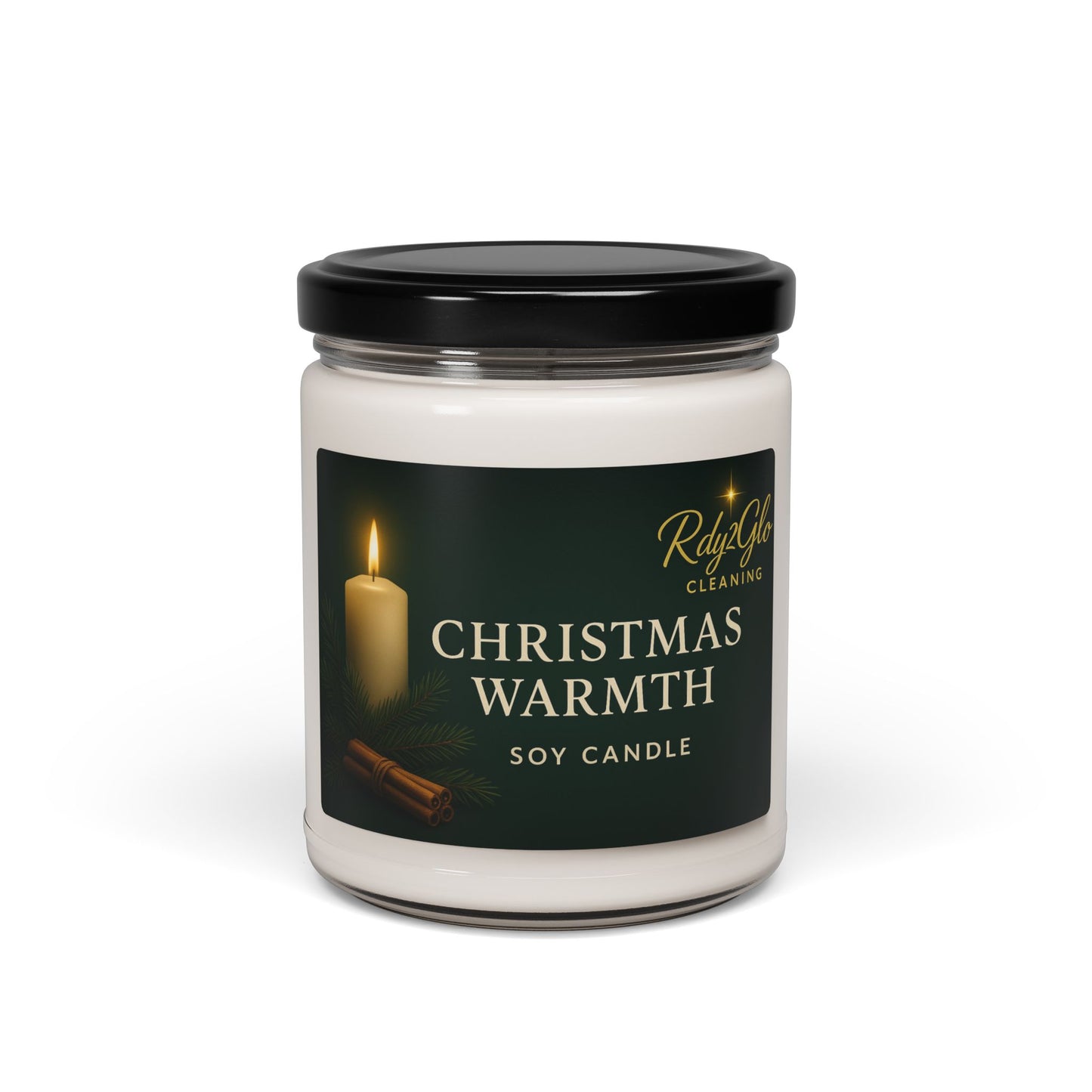 Christmas Warmth Scented Soy Candle, Cozy Home Decor, Holiday Gift, Aromatherapy Candle, Perfect for Winter Celebrations