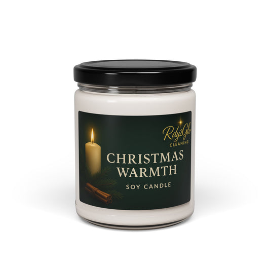 Christmas Warmth Scented Soy Candle, Cozy Home Decor, Holiday Gift, Aromatherapy Candle, Perfect for Winter Celebrations