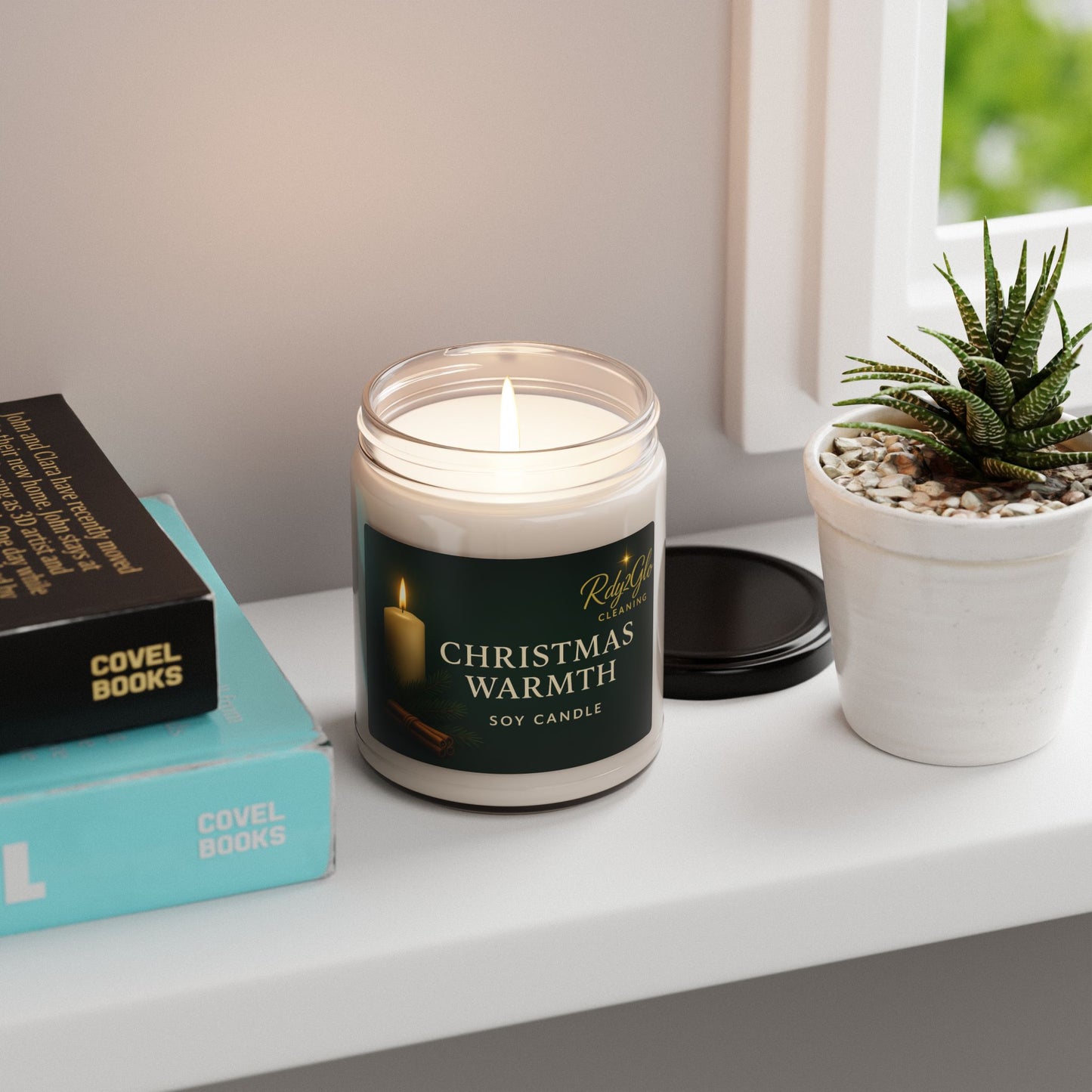 Christmas Warmth Scented Soy Candle, Cozy Home Decor, Holiday Gift, Aromatherapy Candle, Perfect for Winter Celebrations