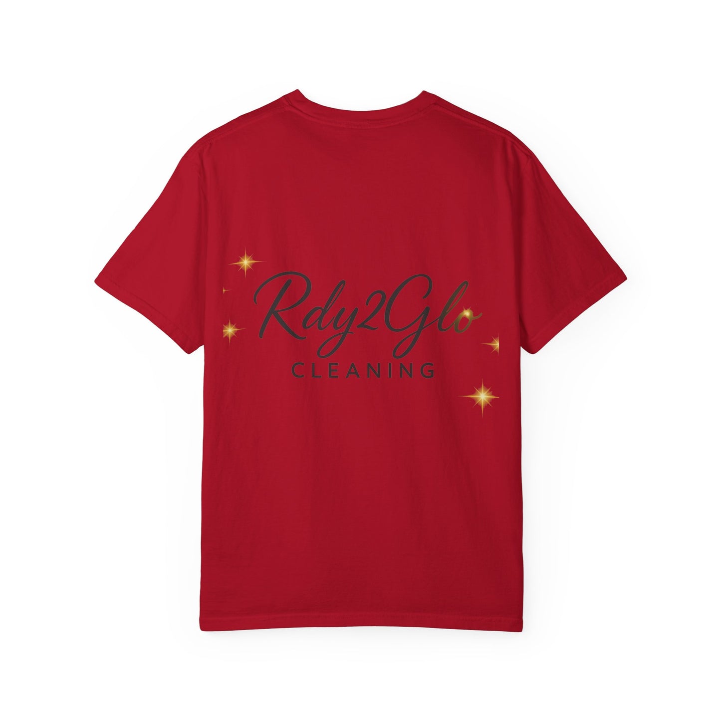 Rdy2Glo Cleaning T-Shirt, Unisex Tee, Garment-Dyed Apparel, House Cleaning Shirt, Gift for Cleaners, Everyday Comfort Tee