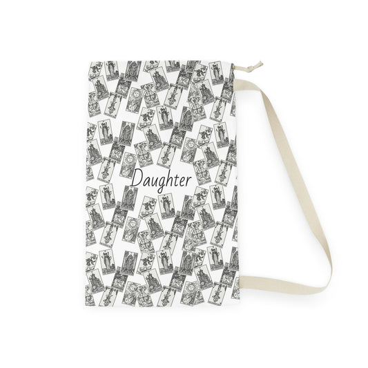 Custom Daughter Laundry Bag, Personalized Laundry Tote, Gift for Daughter, Laundry Organizer, Stylish Laundry Storage