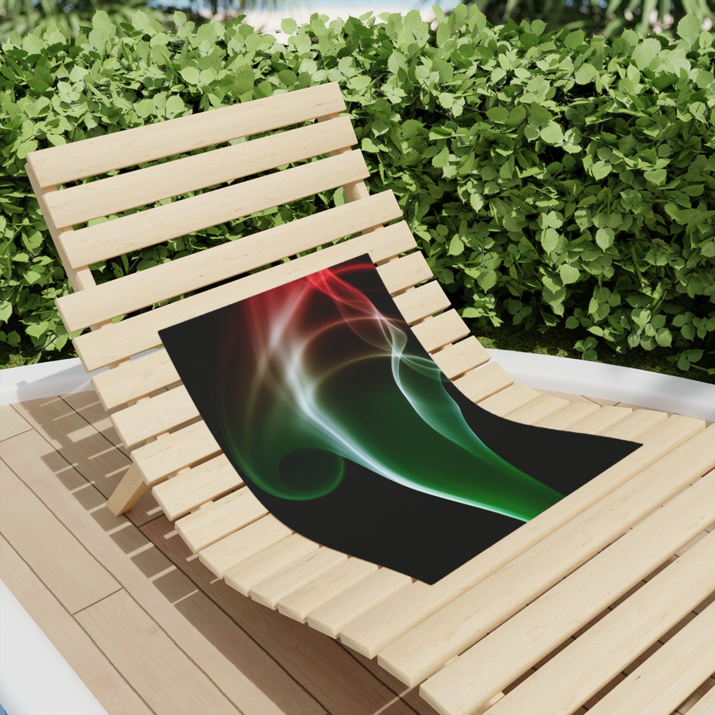 Vibrant Smoke Pattern Beach Towels, Colorful Poolside Accessory, Fun Summer Gift, Perfect for Beach Days, Stylish Outdoor Essentials