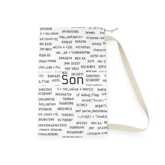 Personalized Laundry Bag for Son, Cute Gift for College, Custom Drawstring Bag, Laundry Organizer, Practical Storage Solution