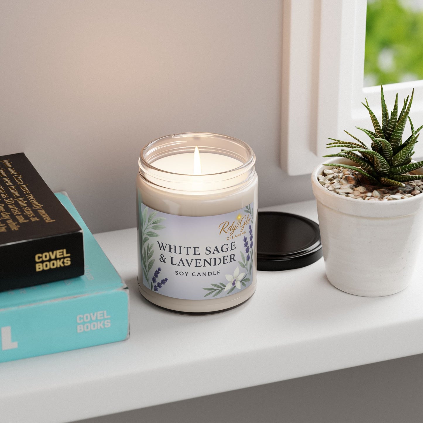 Soothing Lavender Candle, Aromatherapy Gift, Home Decor, Relaxation, Meditation, Self-Care, Eco-Friendly