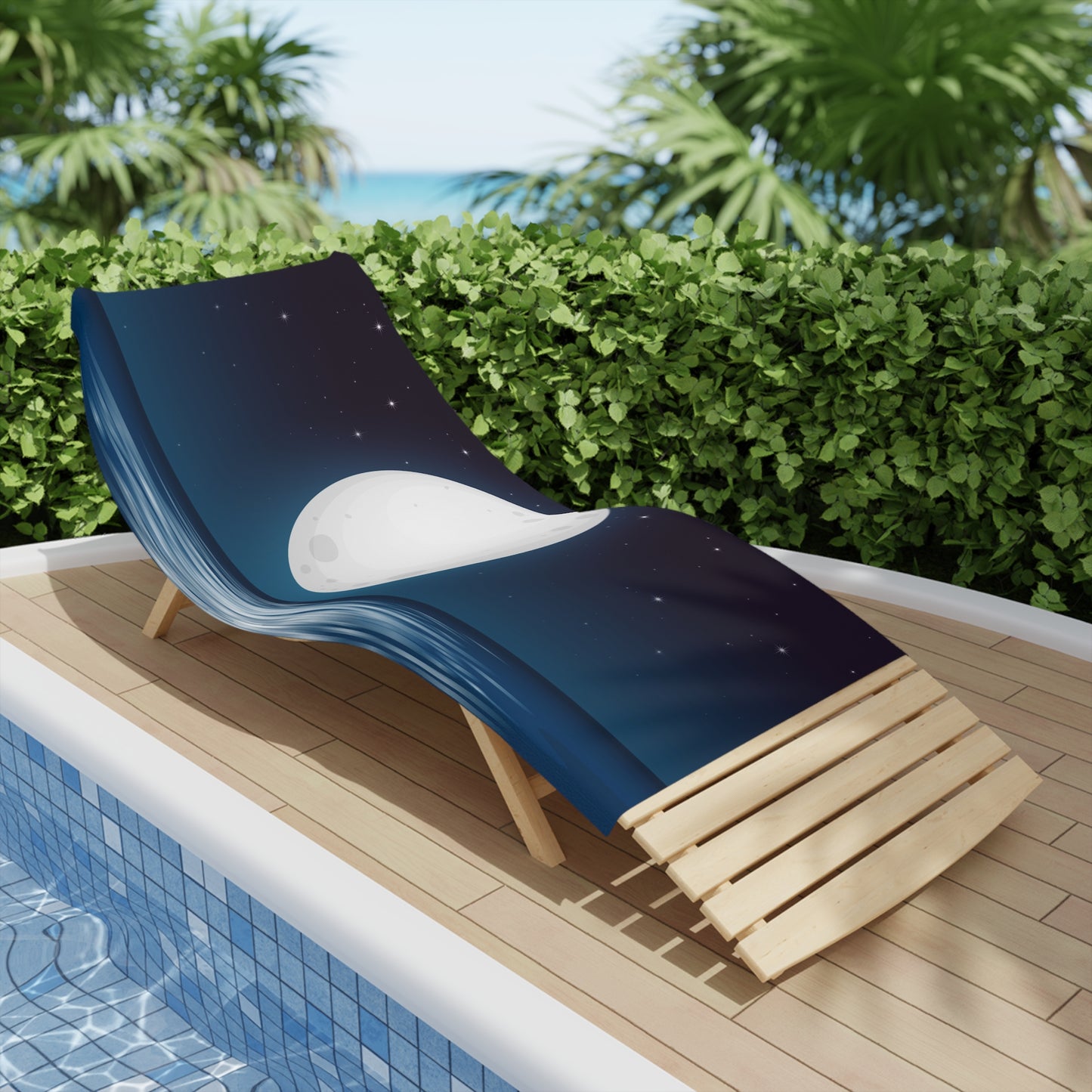 Moonlit Ocean Beach Towels, Perfect for Summer Fun, Beach Parties, Pool Days, and Stargazing Evenings