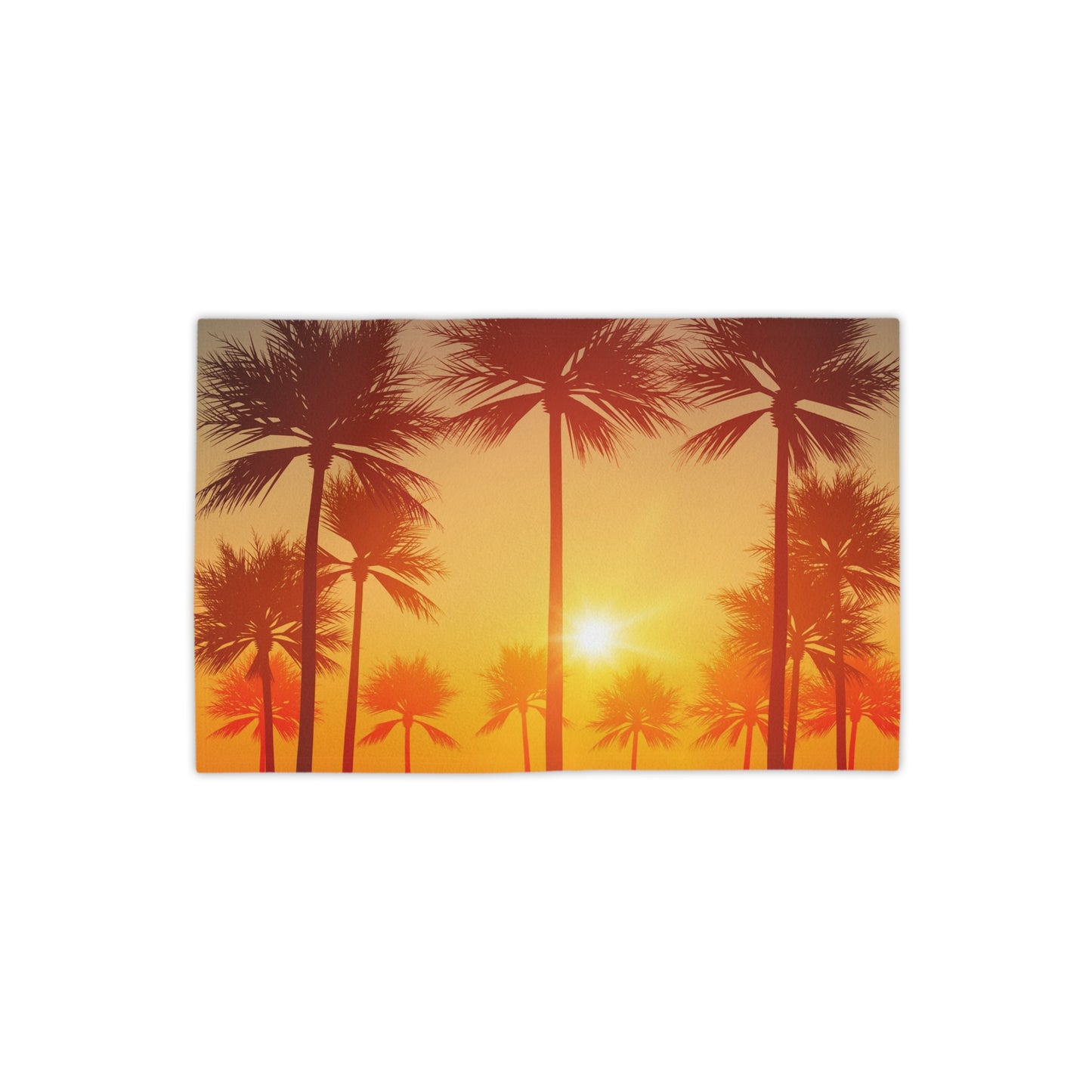 Tropical Sunset Beach Towel | Summer Vibes, Travel Essential, Beach Day Must-Have, Vacation Accessory, Poolside Fun