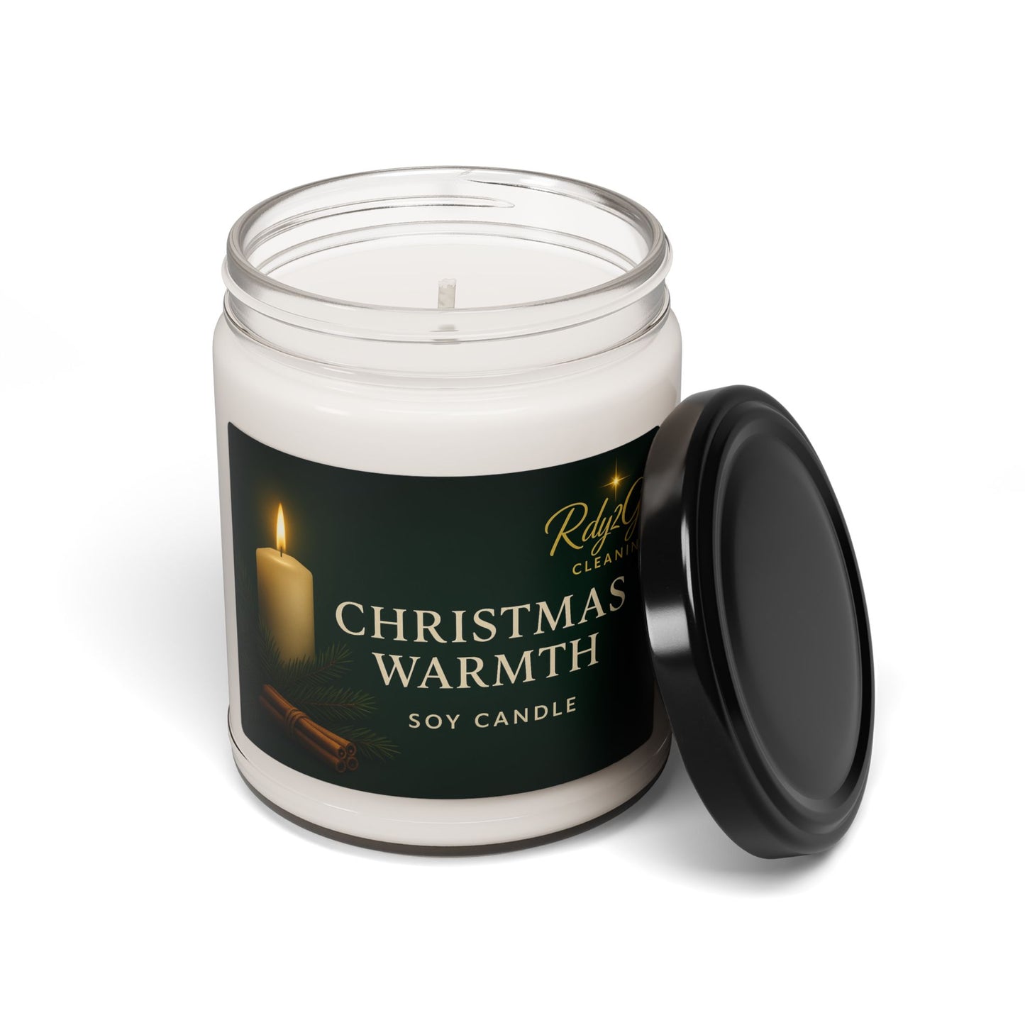 Christmas Warmth Scented Soy Candle, Cozy Home Decor, Holiday Gift, Aromatherapy Candle, Perfect for Winter Celebrations