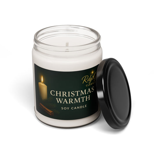 Christmas Warmth Scented Soy Candle, Cozy Home Decor, Holiday Gift, Aromatherapy Candle, Perfect for Winter Celebrations