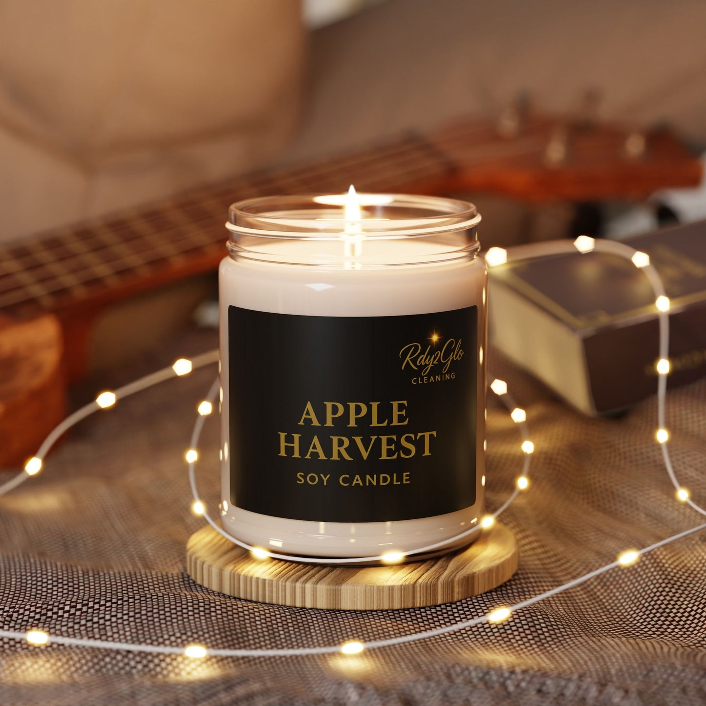 Scented Soy Candle: Apple Harvest, Cozy Home Decor, Aromatherapy Gift, Fall Celebration, Relaxation Essentials, Eco-Friendly Candle