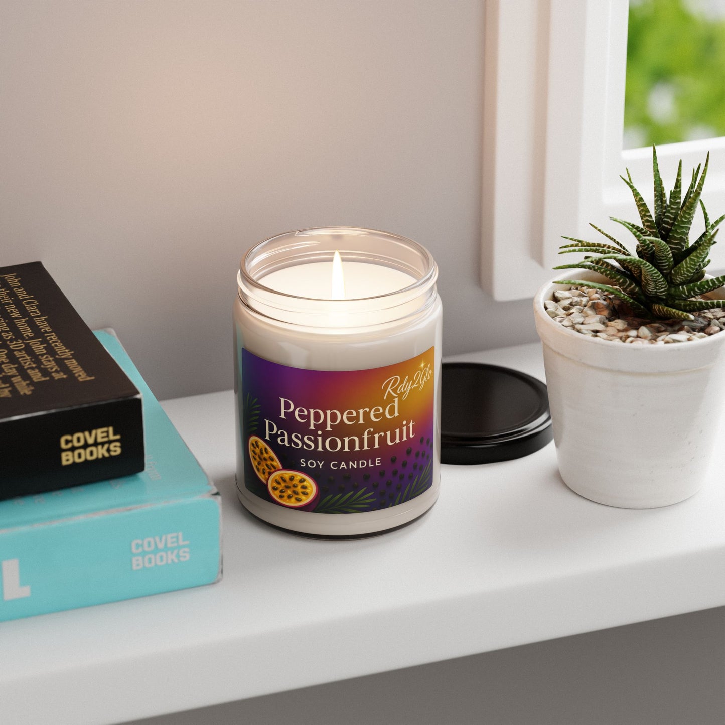 Peppered Passionfruit Soy Candle | Aromatic Gift for Relaxation, Home Decor, Self-Care, Eco-Friendly, Birthday Treat
