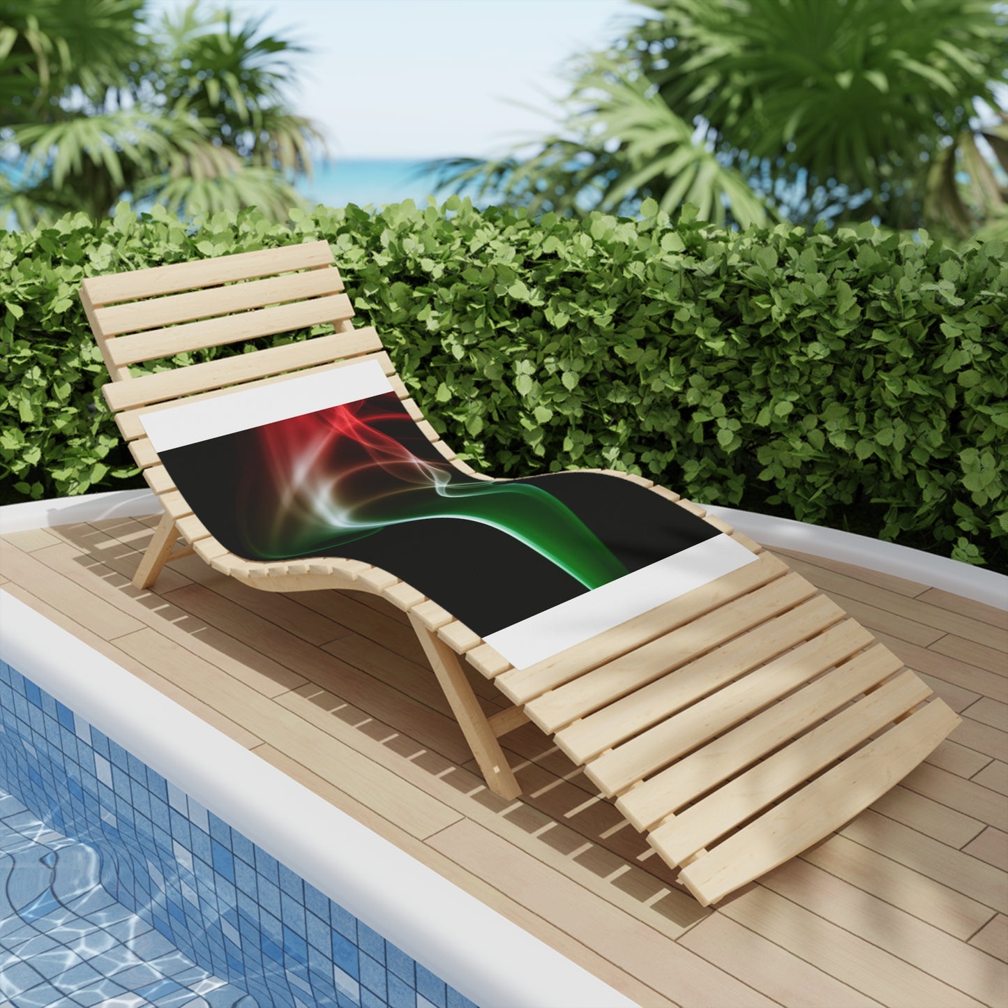 Vibrant Smoke Pattern Beach Towels, Colorful Poolside Accessory, Fun Summer Gift, Perfect for Beach Days, Stylish Outdoor Essentials